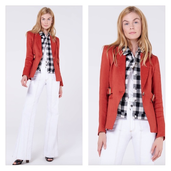 NWT $595 Vwronica Beard Baltazar Dickey Blazer Jacket - Picture 2 of 10